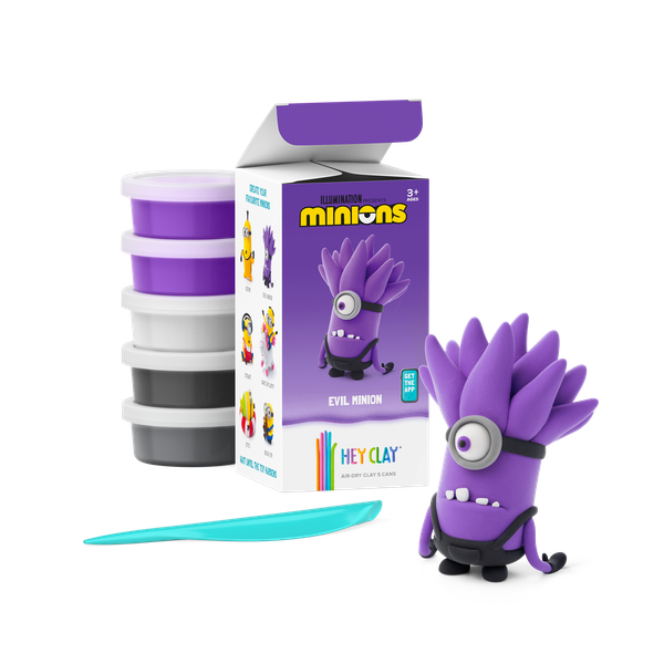 HeyClay Minion 5'li - Hava ile Kuruyan Kil (5'li kutu) - Minyonlar