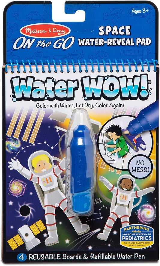 Melissa & Doug - Water Wow Sulu kalem ile boyama kitabı - Space