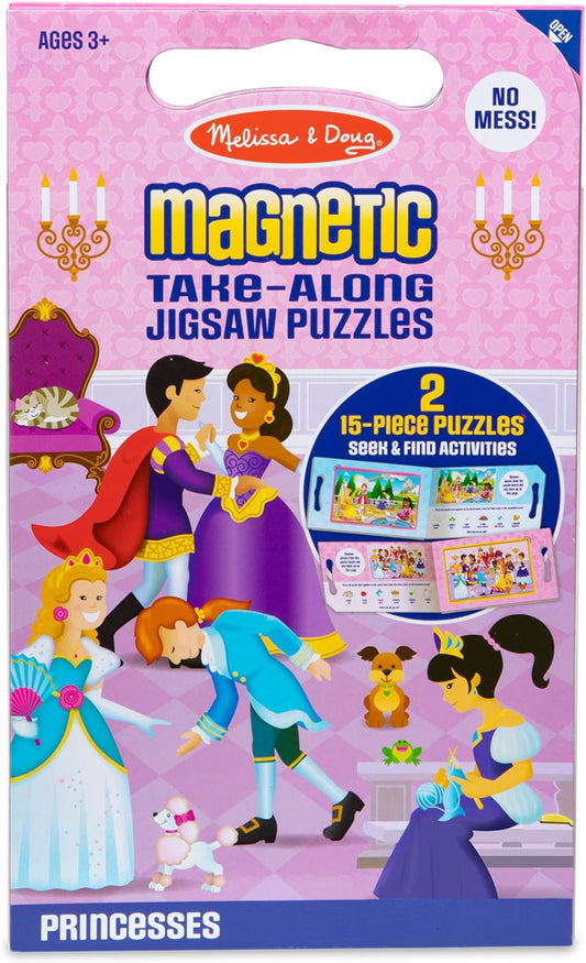 Melissa & Doug - Mıknatıslı Yapboz Seti - 2x15 - Prenses