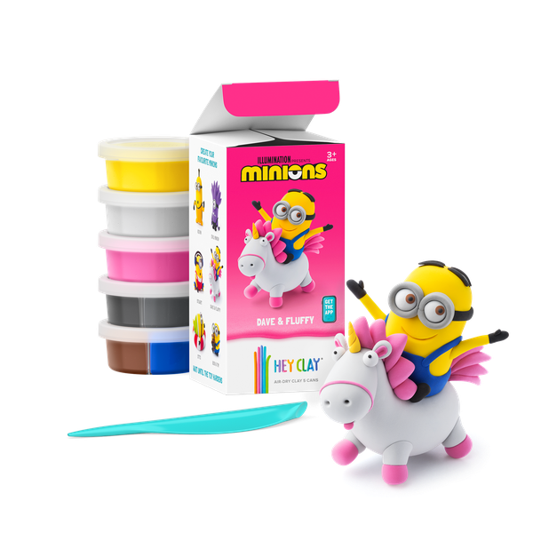 HeyClay Minion 5'li - Hava ile Kuruyan Kil (5'li kutu) - Minyonlar