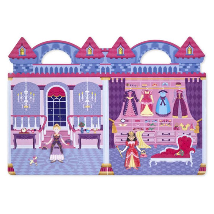 Melissa & Doug -Puffy Reusable Sticker Set-Princess (Kabartmalı Tak Çıkar Çıkartma - Prenses)