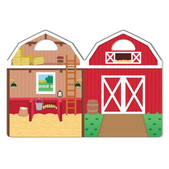 Melissa & Doug -Puffy Reusable Sticker Set-Farm (Kabartmalı Tak Çıkar Çıkartma - Çiftlik)