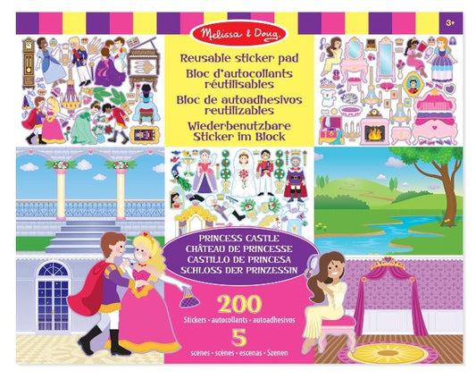 Melissa & Doug - Princess Castle -Tak Çıkar Çıkartma Kitabı