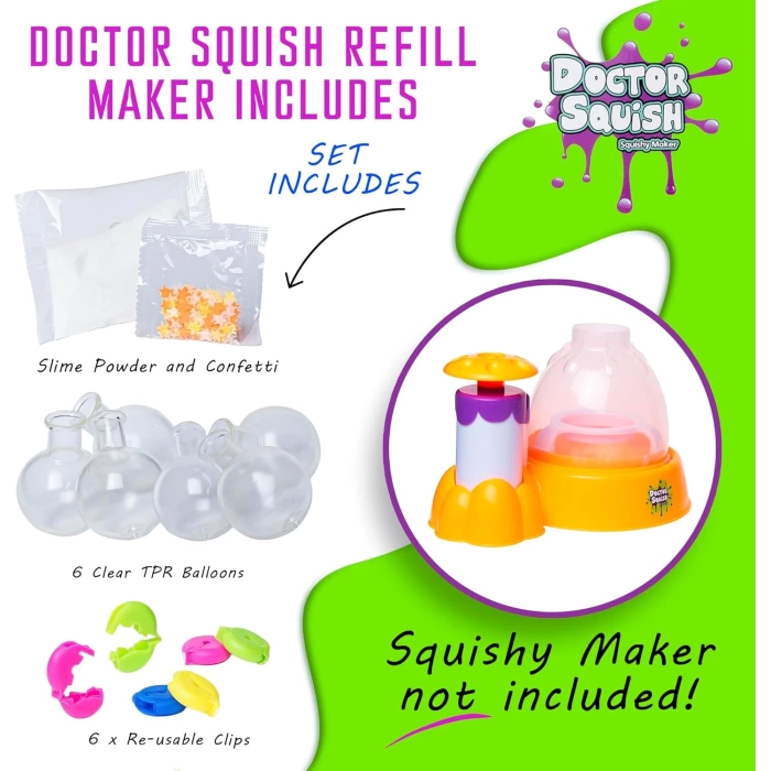 Doktor Squish Neon Yedek Set