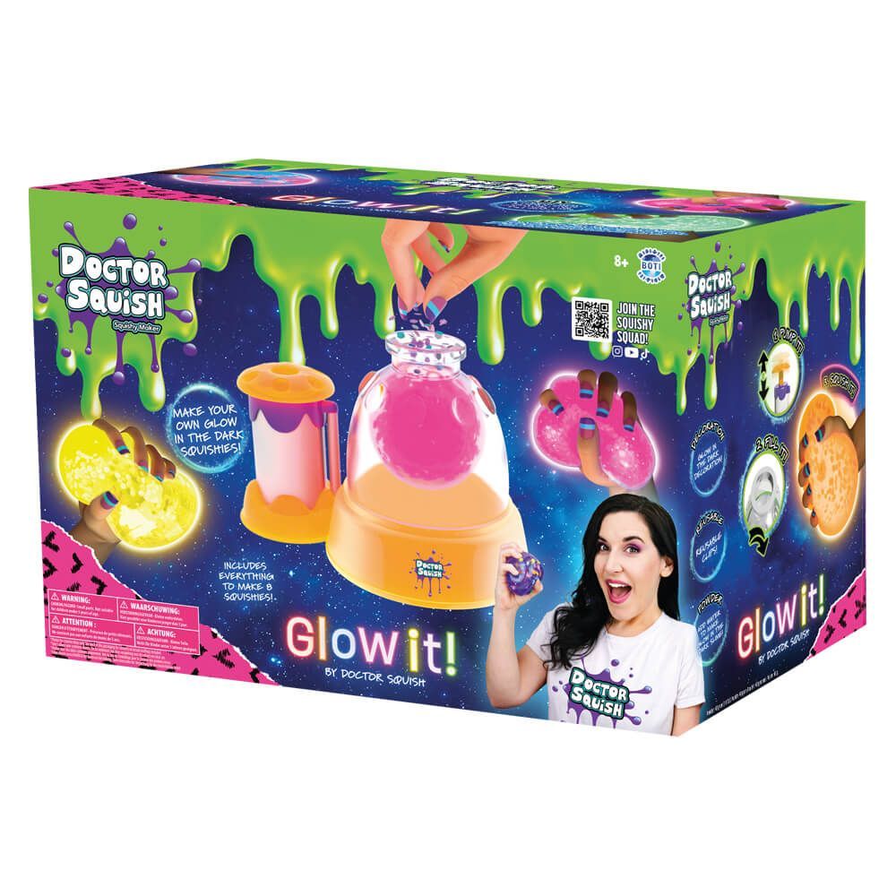 Doktor Squish Squishy Maker Glow It! – Neon Set | Kendi Squishy’ni Kendin Yap!