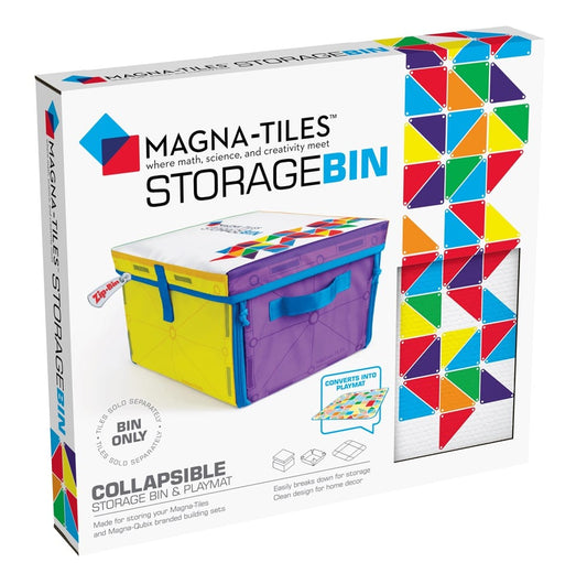 Magna-Tiles - Storage Bin- Saklama Kutusu & Oyun Matı
