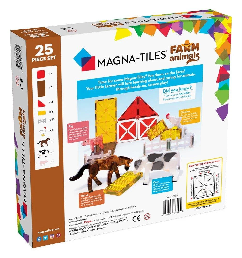 İndirim MAGNA-TILES® - Çiftlik Hayvanları - 25 Parça