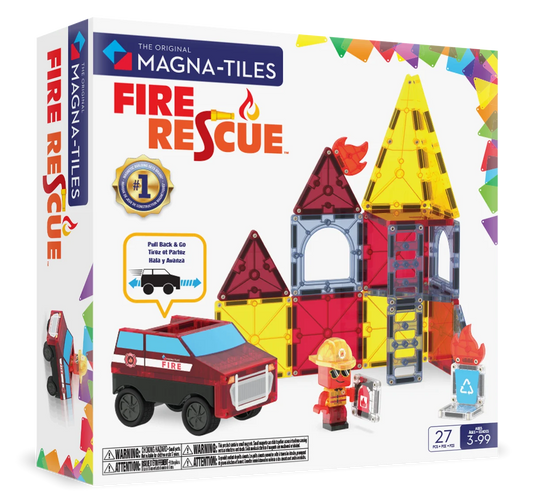 Magna-Tiles - Fire Rescue 27 Parça