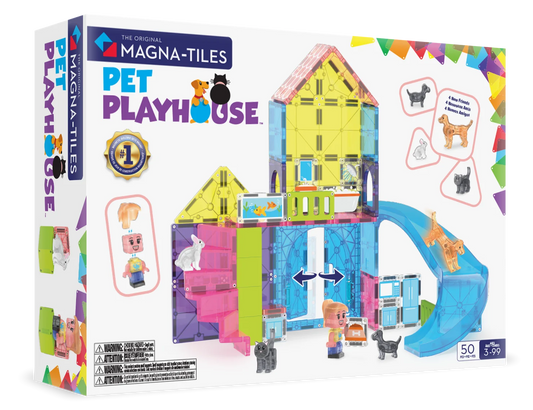 Magna-Tiles - Pet Playhouse 50 Parça
