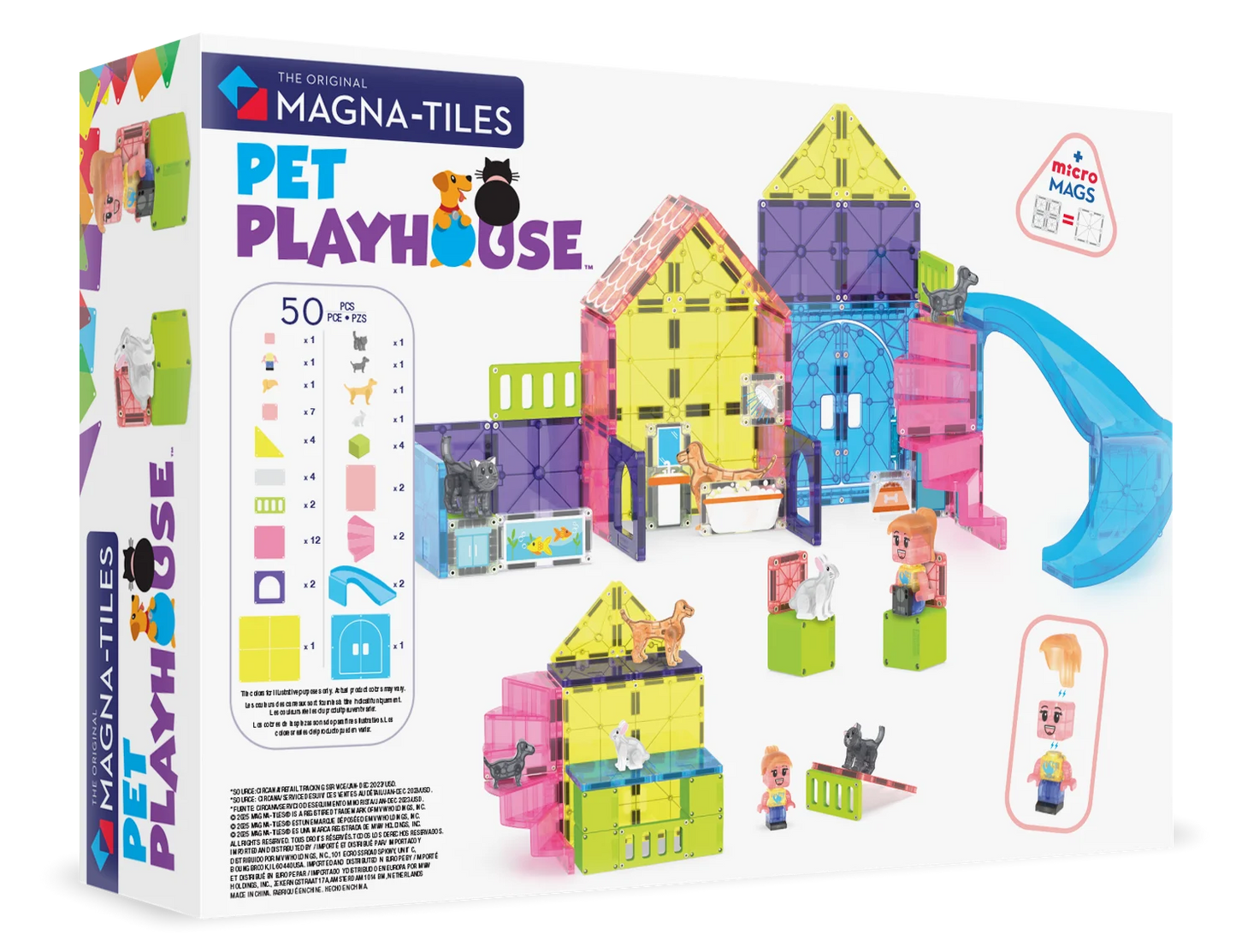 Magna-Tiles - Pet Playhouse 50 Parça