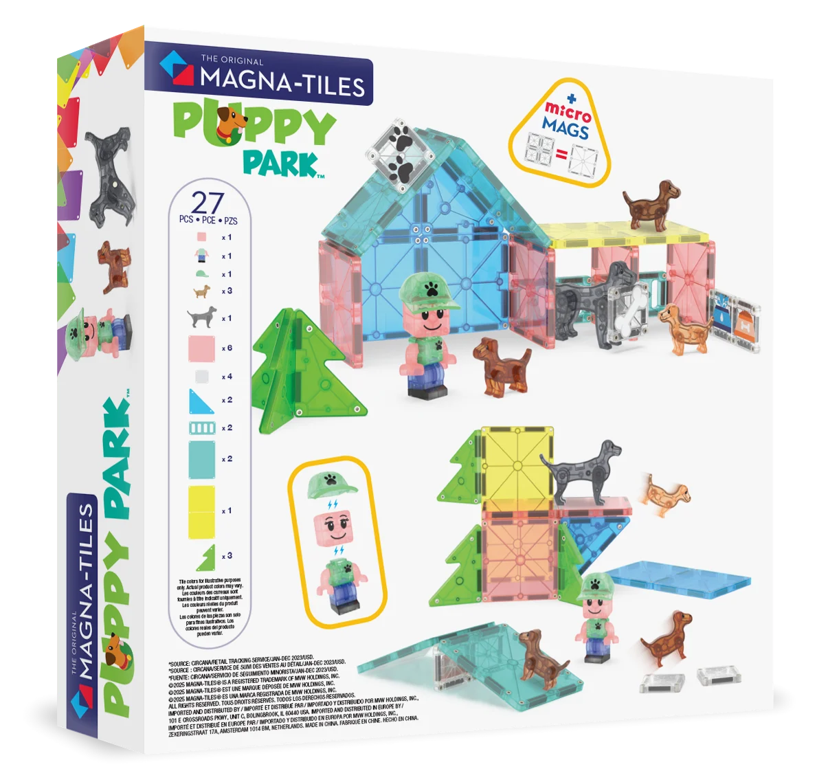 Magna-Tiles - Puppy Park 27 Parça