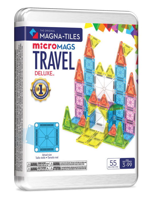 Magna-Tiles - MicroMAGS Travel Set Seyahat Seti 55 Parça
