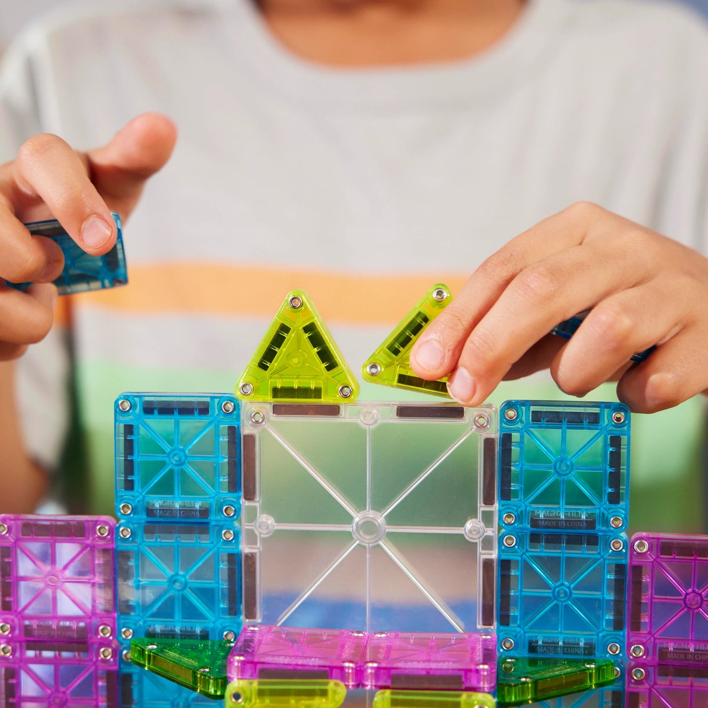 Magna-Tiles - MicroMAGS Travel Set Seyahat Seti 55 Parça