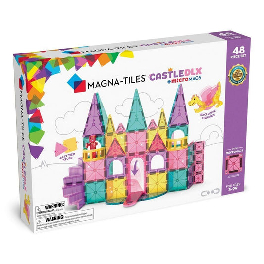 Magna-Tiles - Castle Dlx + Micromags - Prenses Şatosu 48 Parça