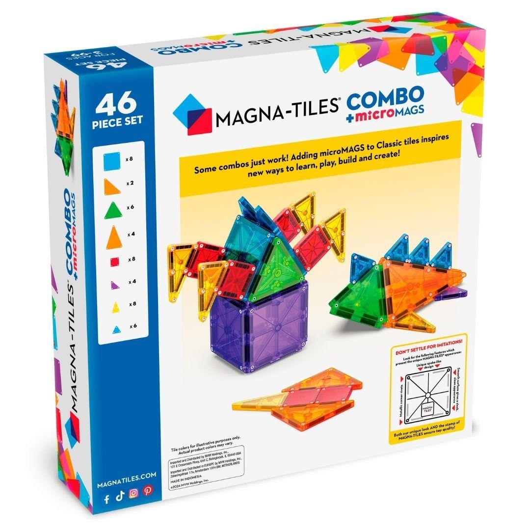 MAGNA-TILES® - Combo + microMAGS - 46 Parça