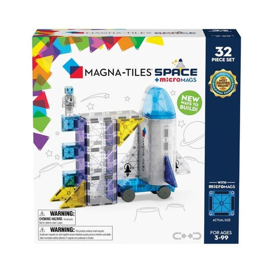 Magna-Tiles - Space + microMAGS - Uzay 32 Parça