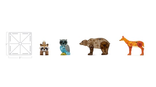 Magna-Tiles - Forest Animals