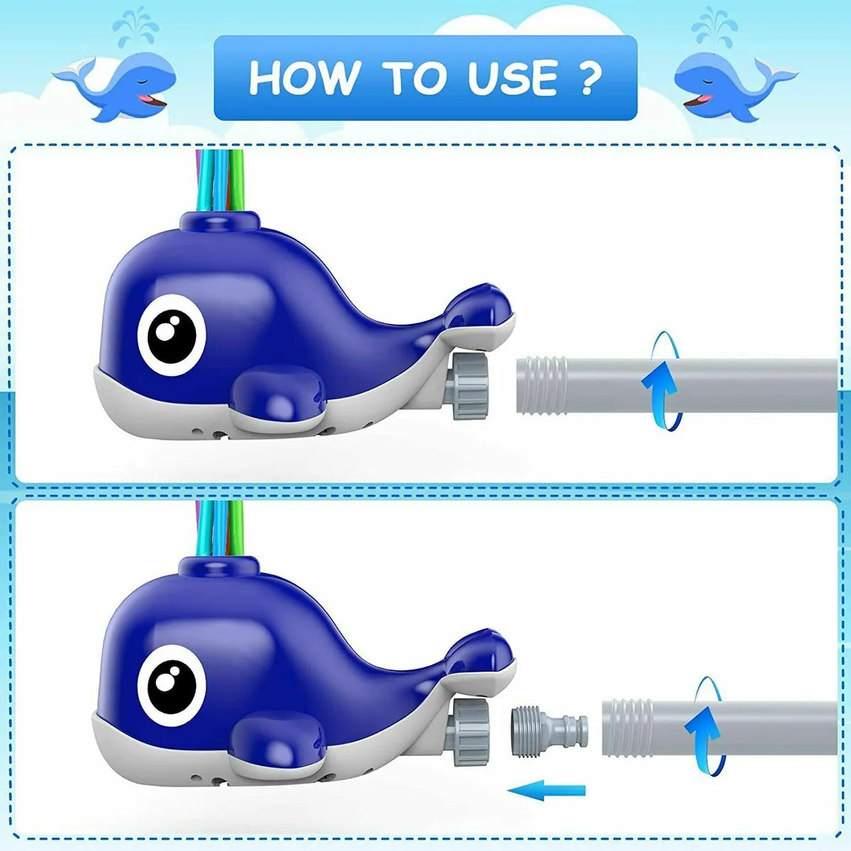 Splash Whale - Su Fıskiyeli Balina