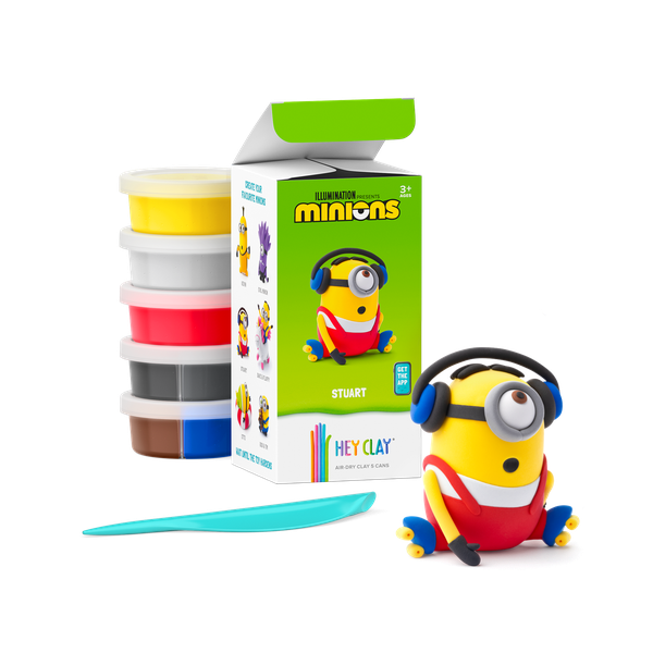 HeyClay Minion 5'li - Hava ile Kuruyan Kil (5'li kutu) - Minyonlar