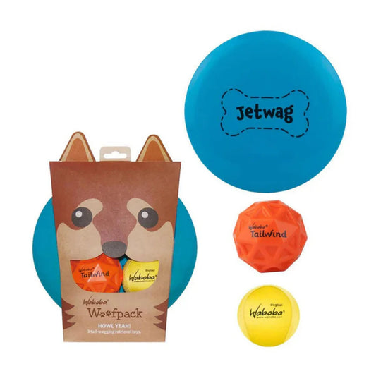 Woofpack Frizbi Top Köpek Oyuncağı Oyun Seti - Waboba