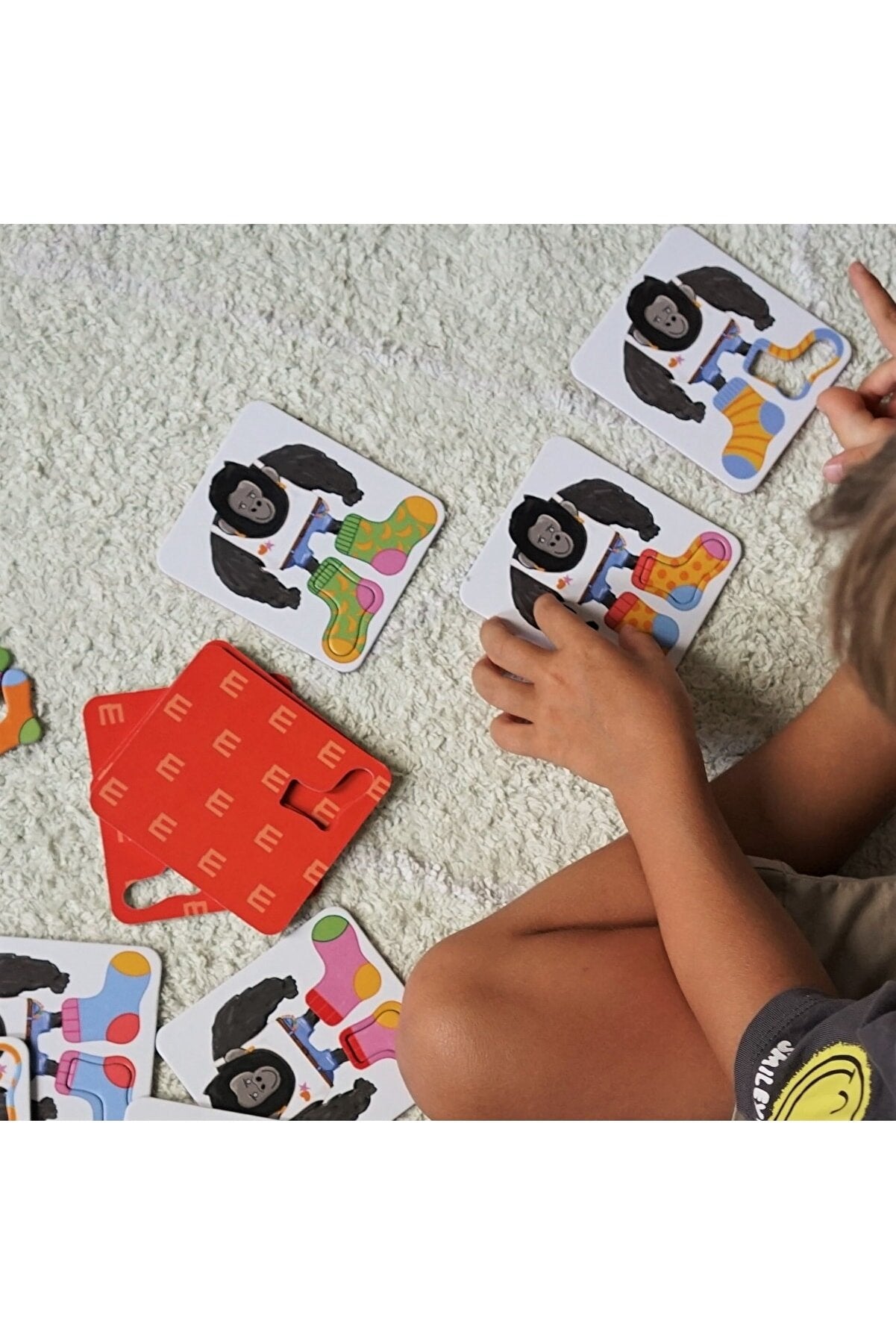 Giant Socks Gorilla 40 Kartlı Hafıza, Eşleştirme ve Puzzle Oyunu