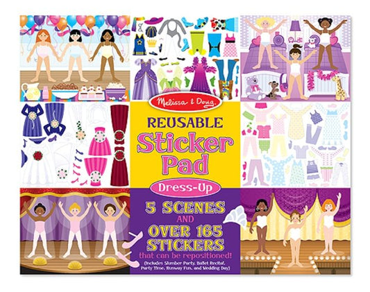 Melissa & Doug - Dress Up -sana Tak Çıkar Çıkartma Kitabı - Moda