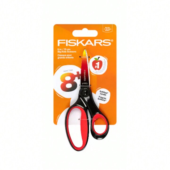 FISKARS OMBRE Scissors 15cm Red SG 16L / Büyük çocuk makası