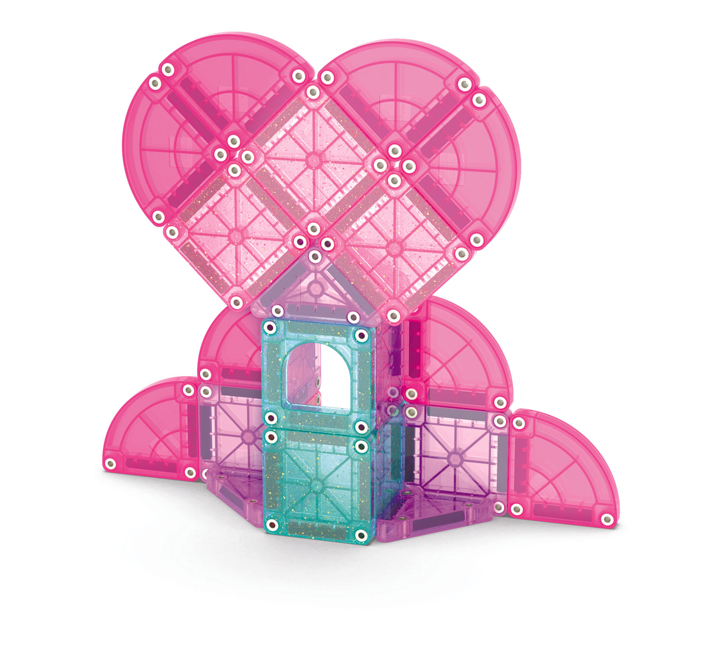 Magna-Tiles - MicroMAGS  Travel Set - Kalpli Set Manyetik Bloklar - 26 Parça Heart To Heart