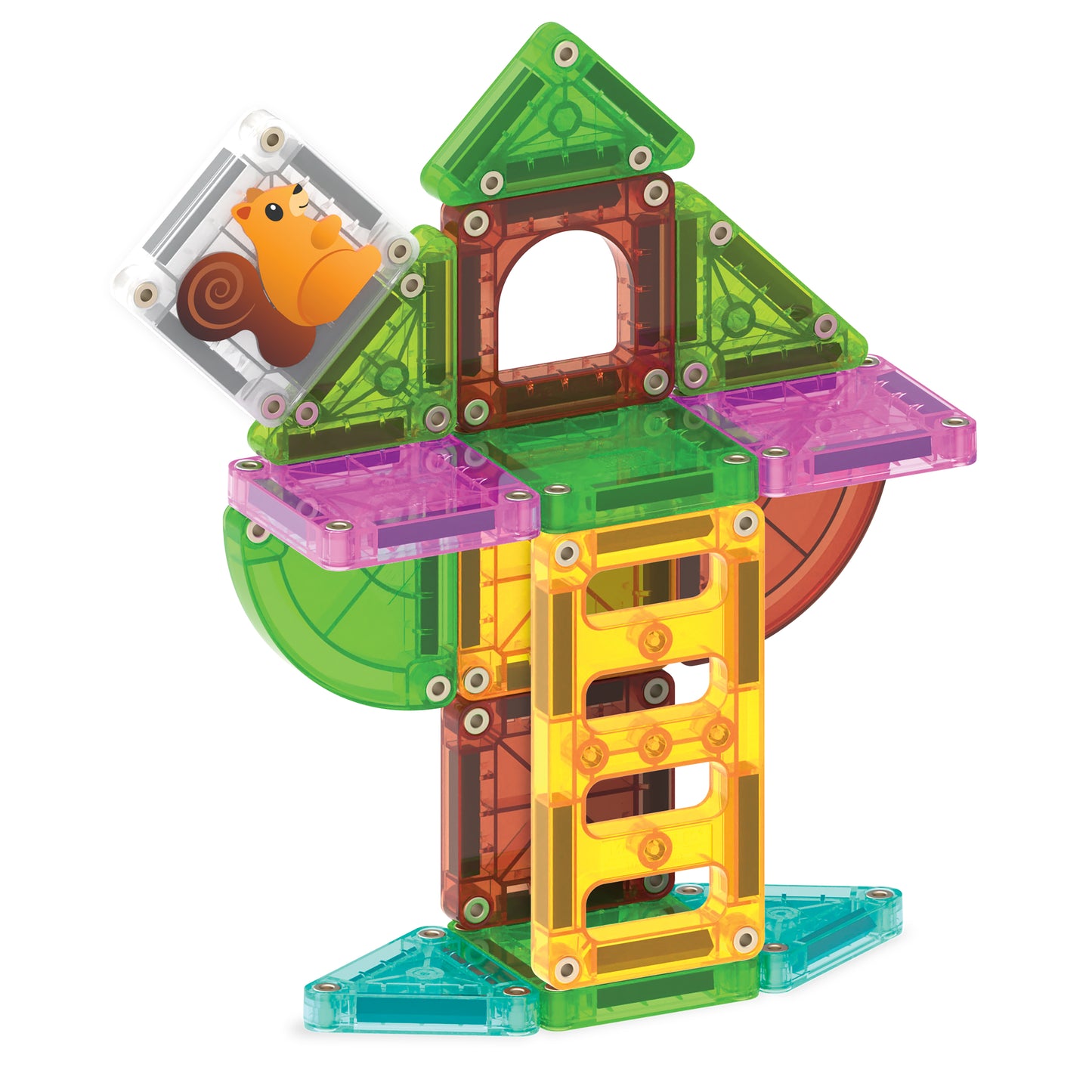 MAGNA-TILES® - Travel Set - Ağaç Ev - 24 Parça