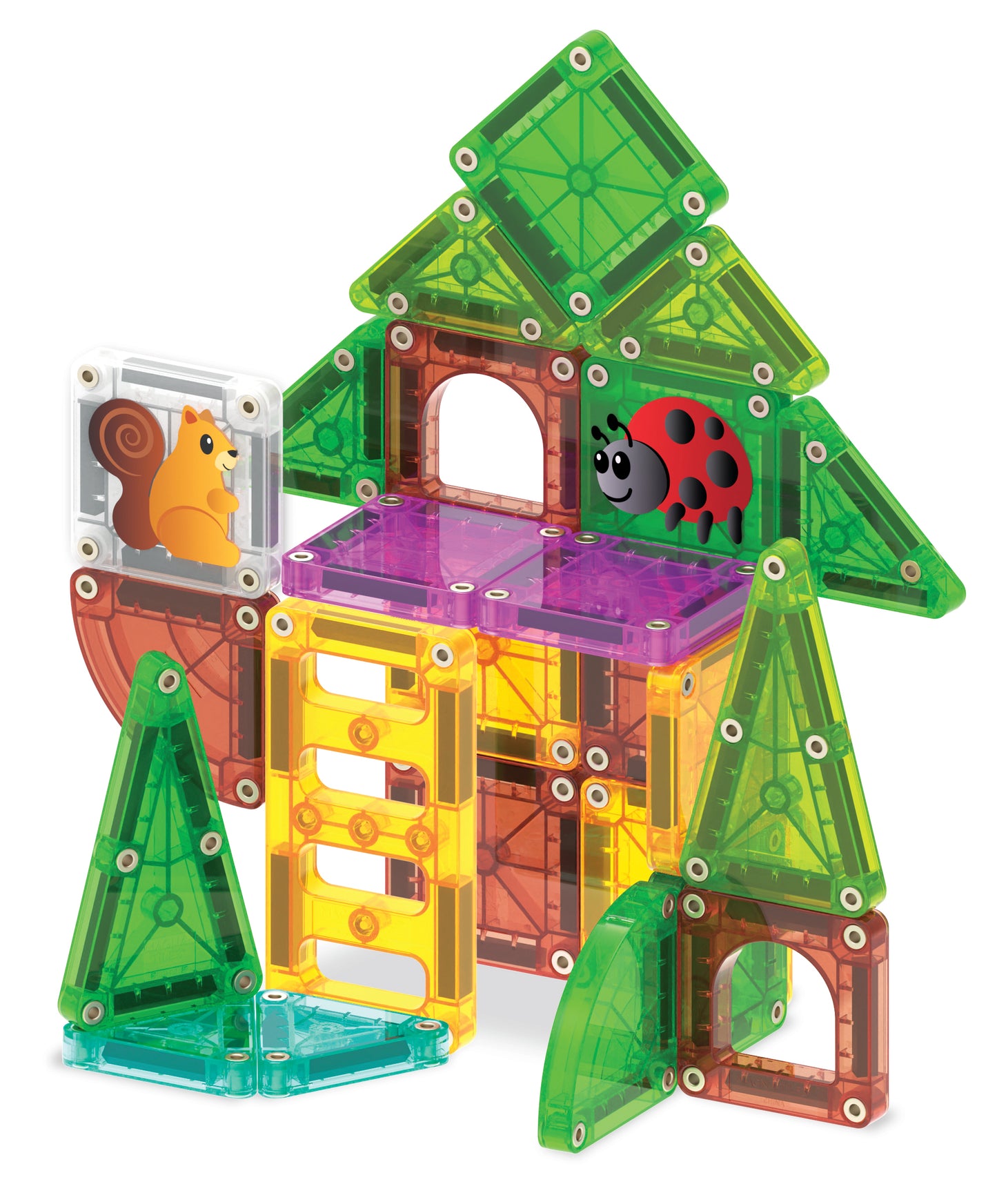 MAGNA-TILES® - Travel Set - Ağaç Ev - 24 Parça