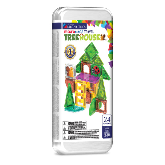 MAGNA-TILES® - Travel Set - Ağaç Ev - 24 Parça