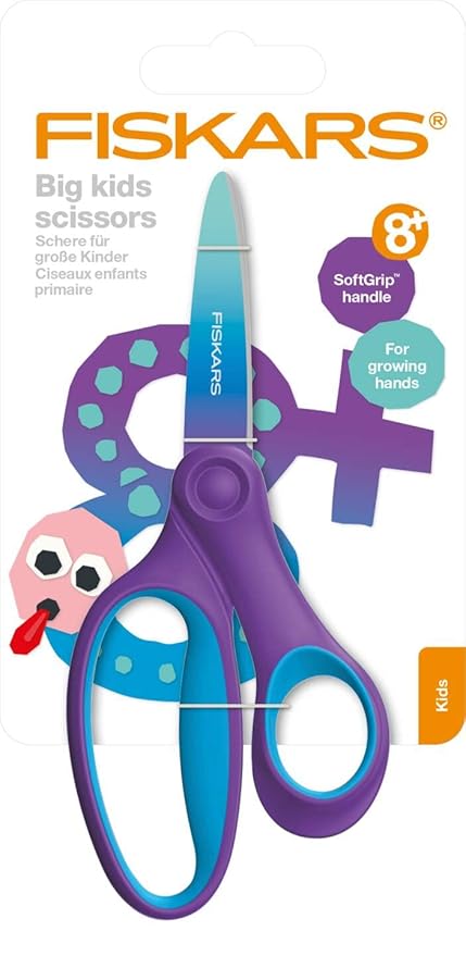 FISKARS OMBRE Scissors 15cm Red SG 16L / Büyük çocuk makası