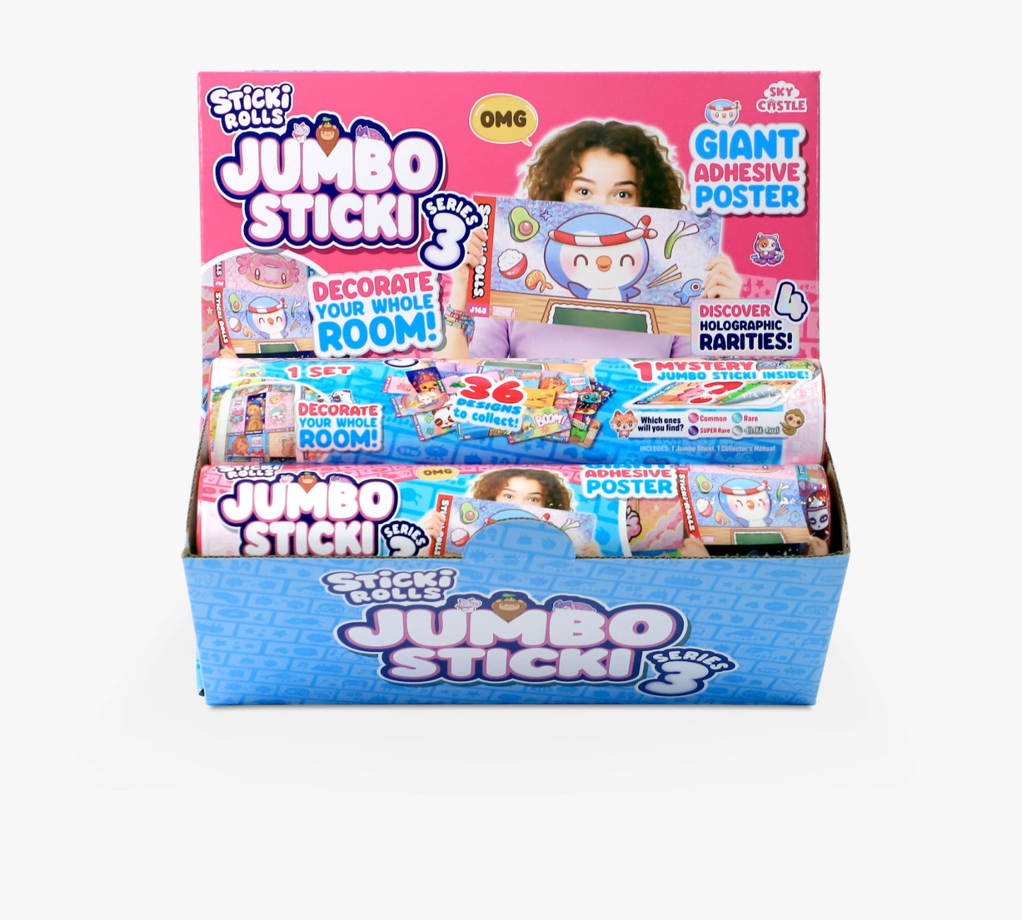 Sticki Rolls GIANT ADHESIVE POSTER(1 MYSTERY JUMBO STICKI POSTER)