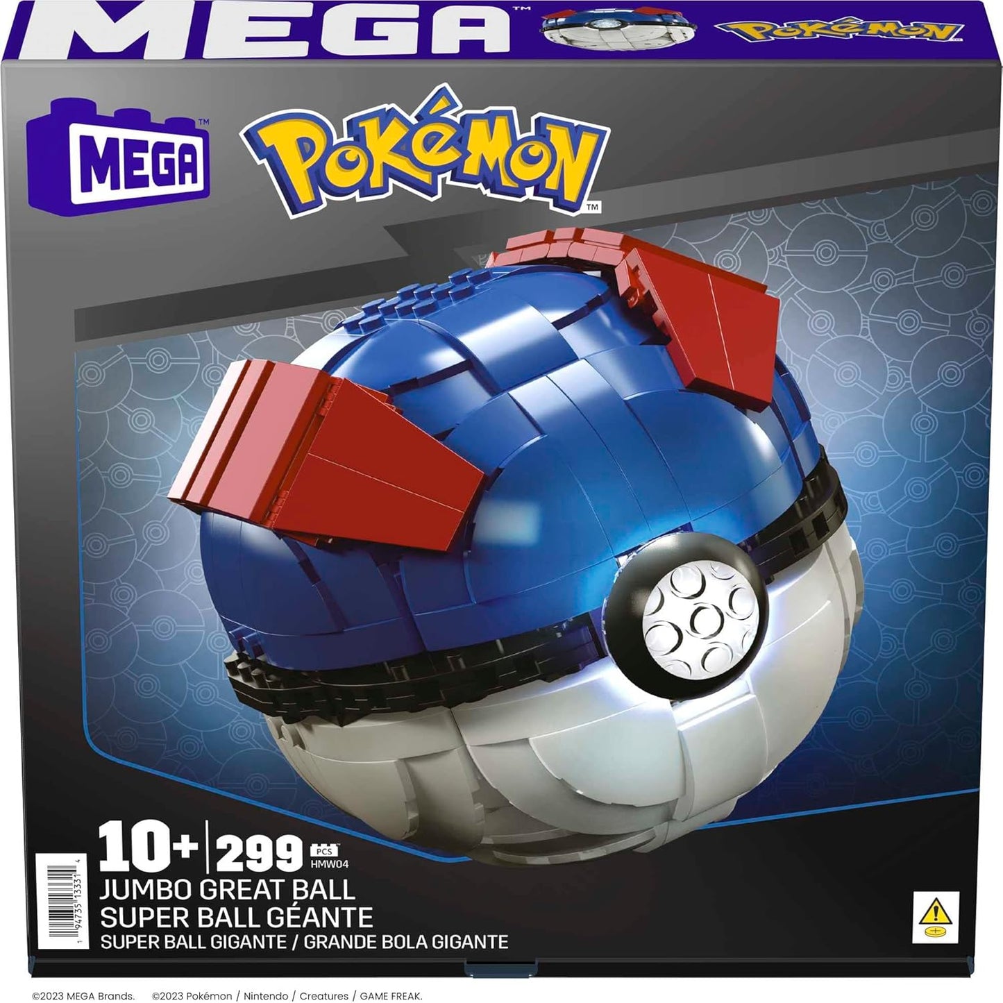 MegaBlocks Pokemon Jumbo Great Ball