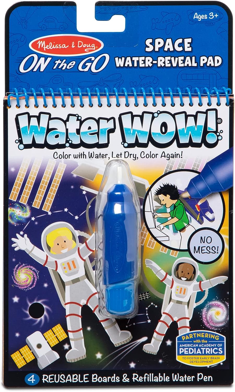 Water Wow Sulu kalem ile boyama kitabı - Space