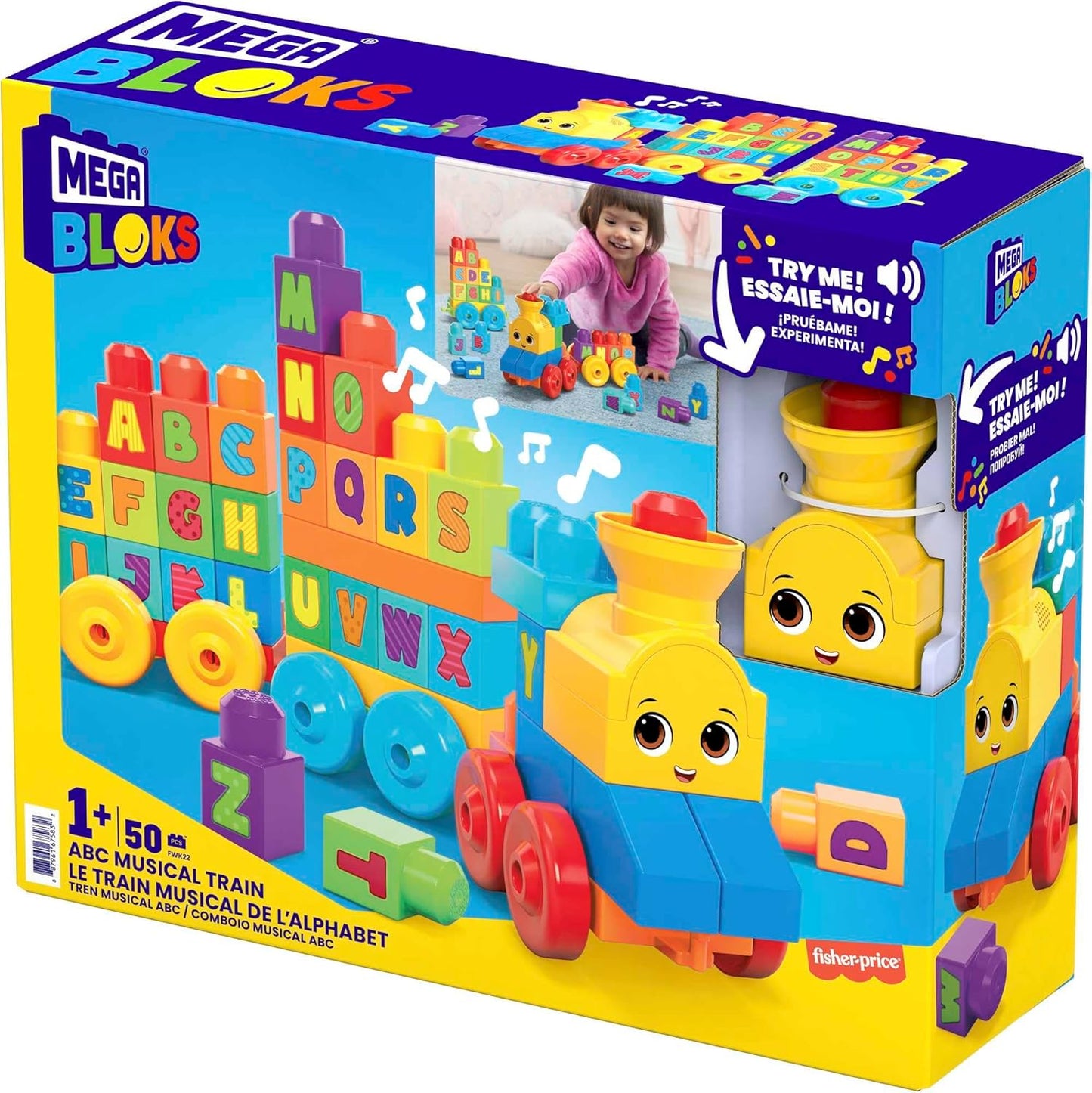 MegaBlocks ABC MUSICAL TRAIN