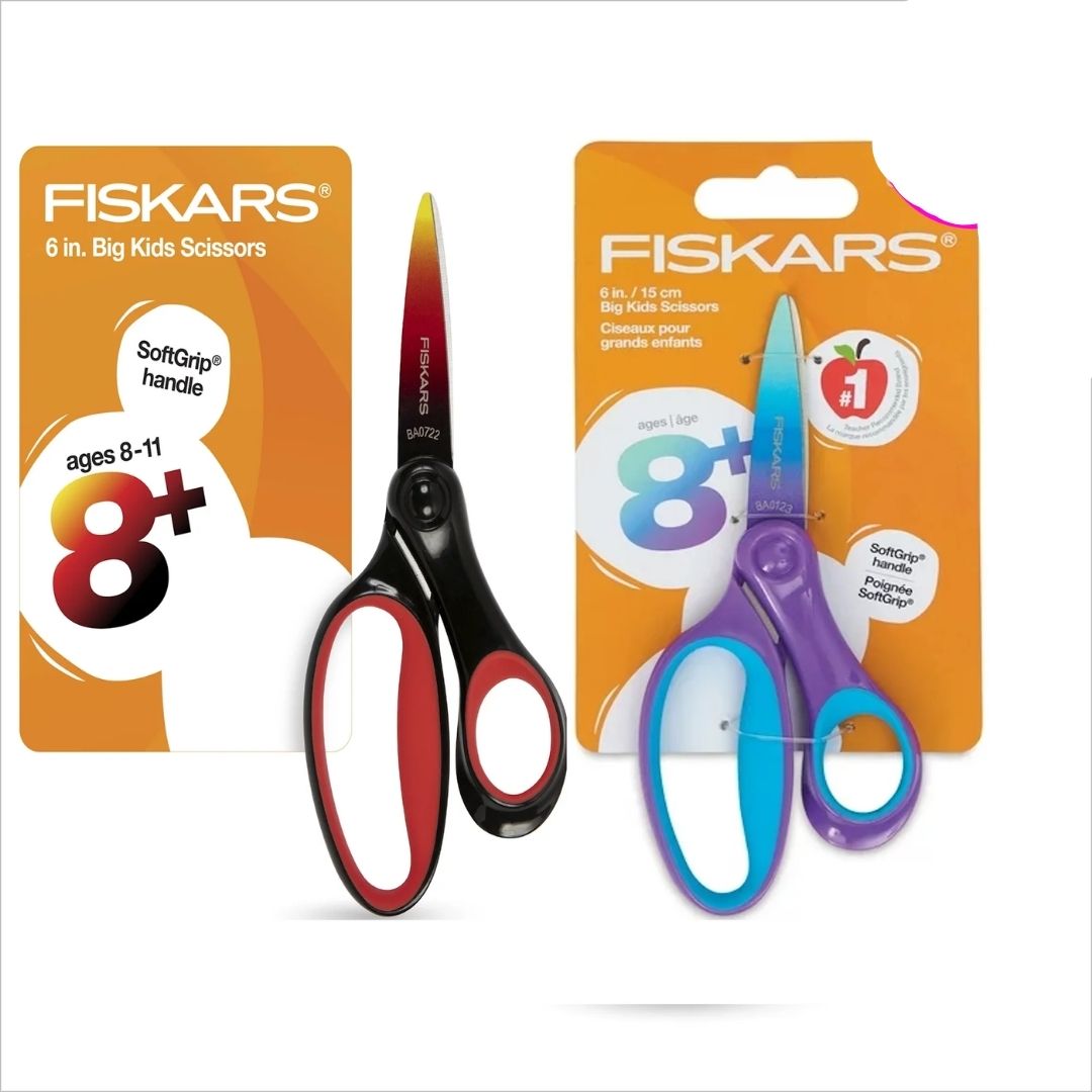 FISKARS OMBRE Scissors 15cm Red SG 16L / Büyük çocuk makası