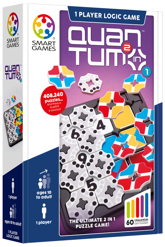 Smart Games -Quantum - 2 in 1 Puzzle