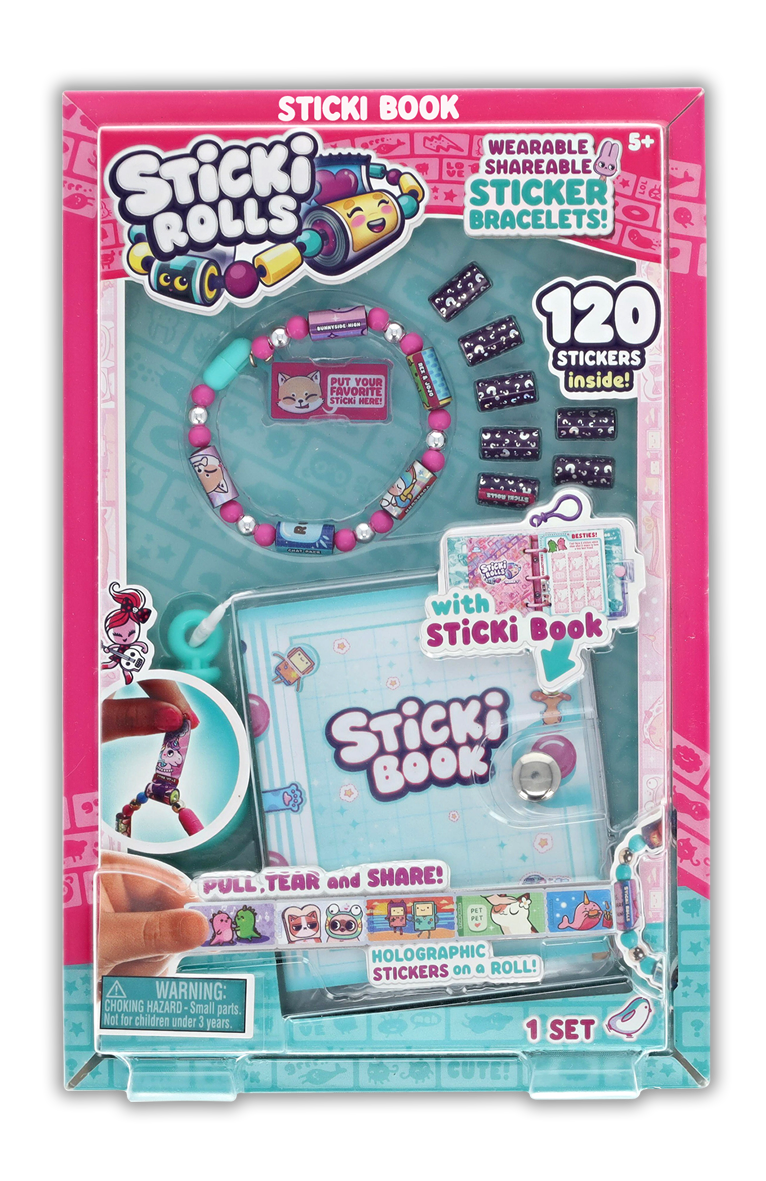 Sticki Rolls Sticki Book Pack 120 Sticker