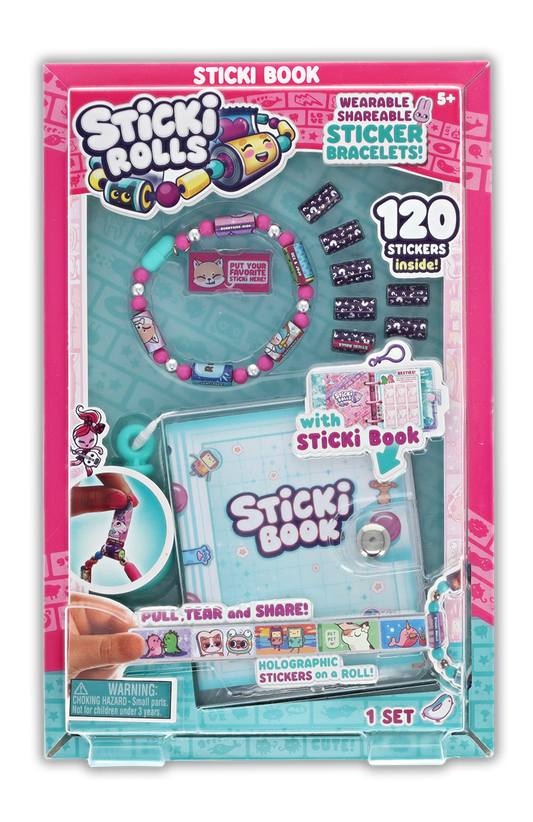 Sticki Rolls Sticki Book Pack 120 Sticker