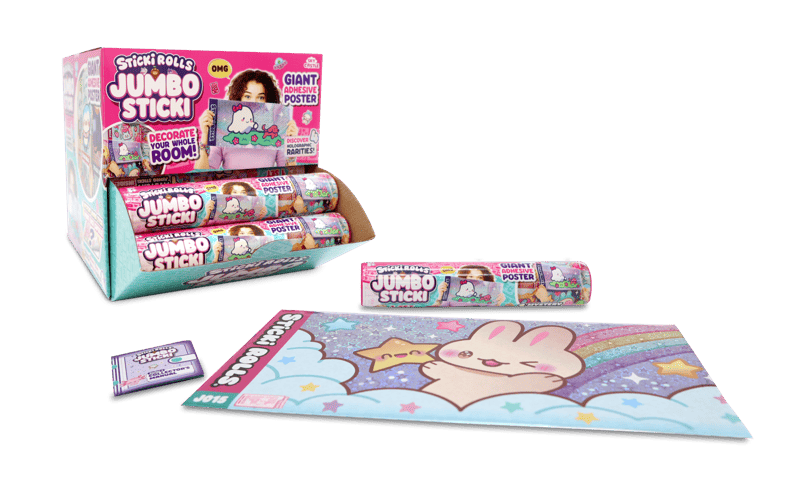 Sticki Rolls GIANT ADHESIVE POSTER(1 MYSTERY JUMBO STICKI POSTER)