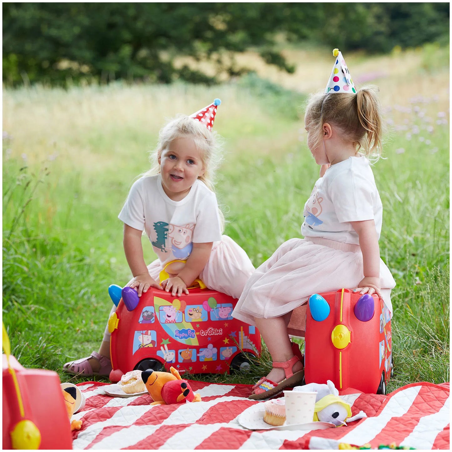 Trunki Çocuk Bavulu - Peppa Pig Party Bus