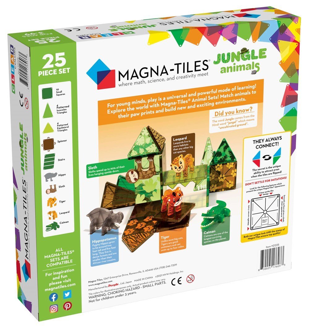 Magna-Tiles - Jungle Animals
