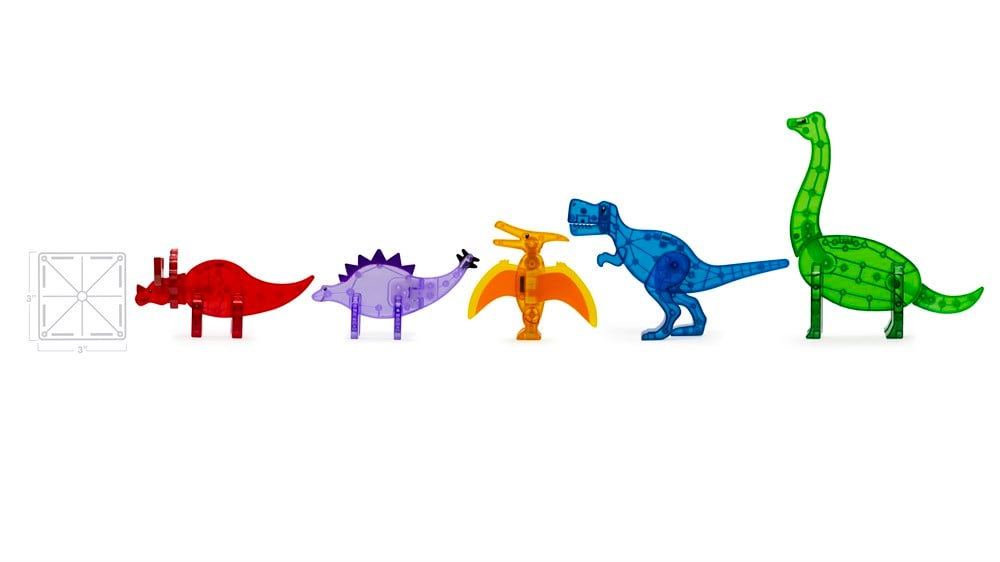 Magna-Tiles - Dinozorlar - 5 Parça