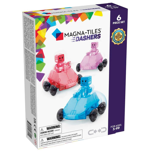 Magna-Tiles - Dashers 6-Piece Set - Hızlı Sürücüler 6 Parça