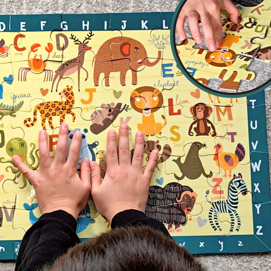 Animal Alphabet Search & Find Floor Puzzle 48x33cm