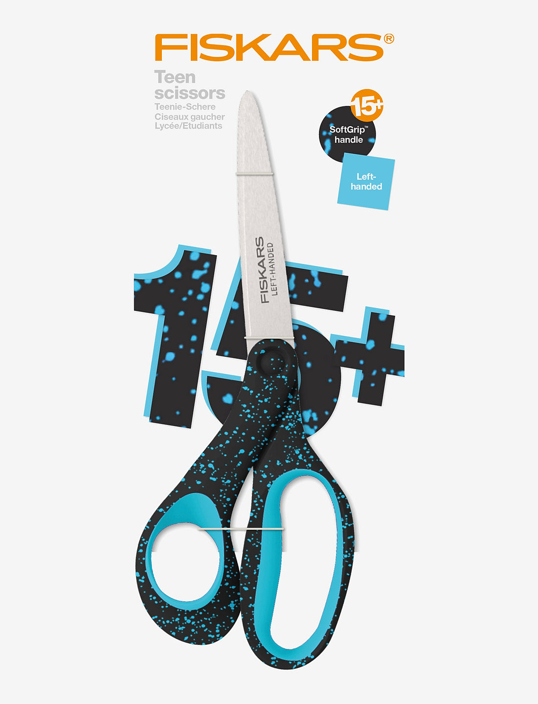 FISKARS GRAD SPRAY Scissors 20cm Teal Left SG  (15 Yaş +) SOLAK MAKASI