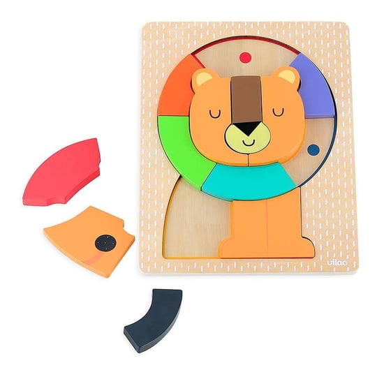 Vilac - Lion wooden puzzle - Ahşap Köpek Puzzle - Andy Westface