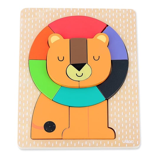 Vilac - Lion wooden puzzle - Ahşap Köpek Puzzle - Andy Westface