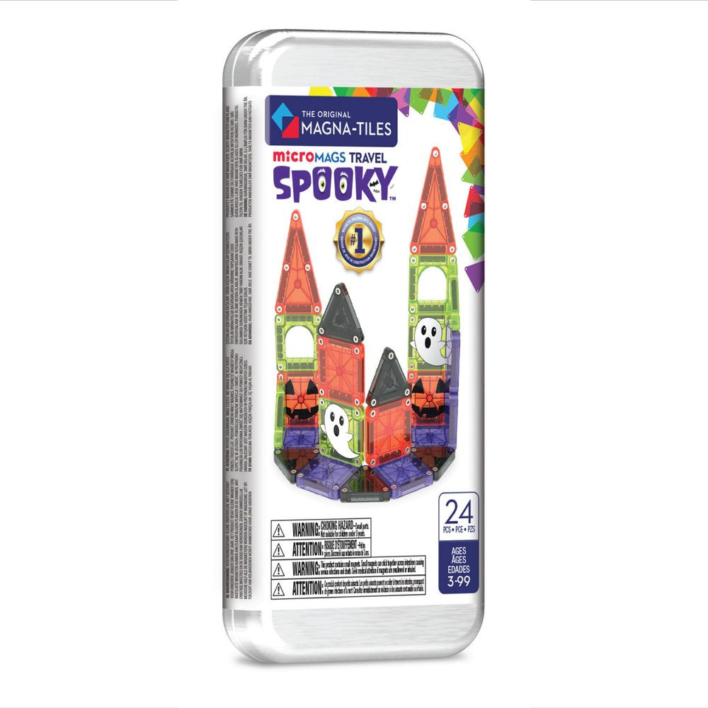 MAGNA-TILES® - Travel Spooky - MicroMAGS Cadılar Bayramı Seyahat Seti - 24 Parça